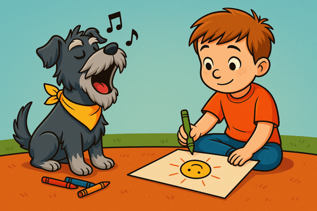 schnauzer singt